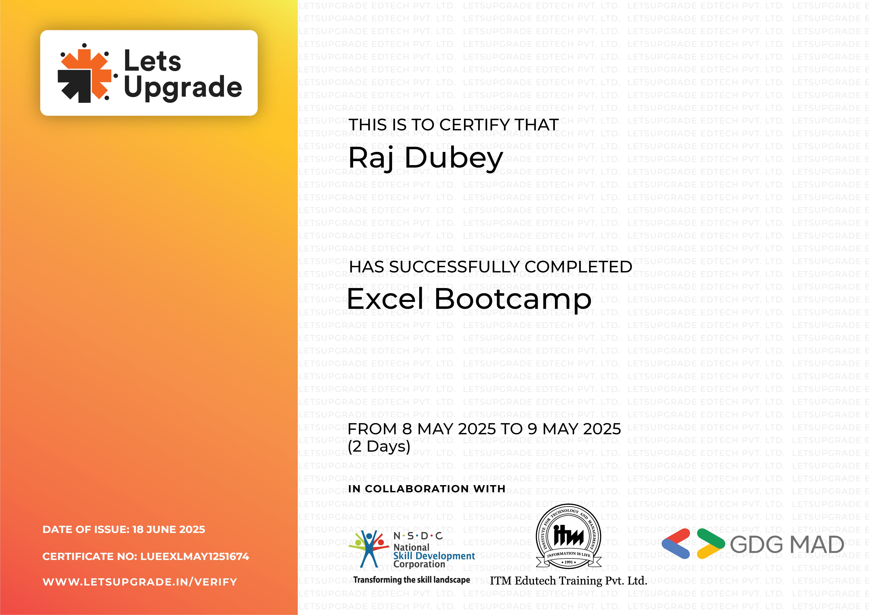 Excel Bootcamp
