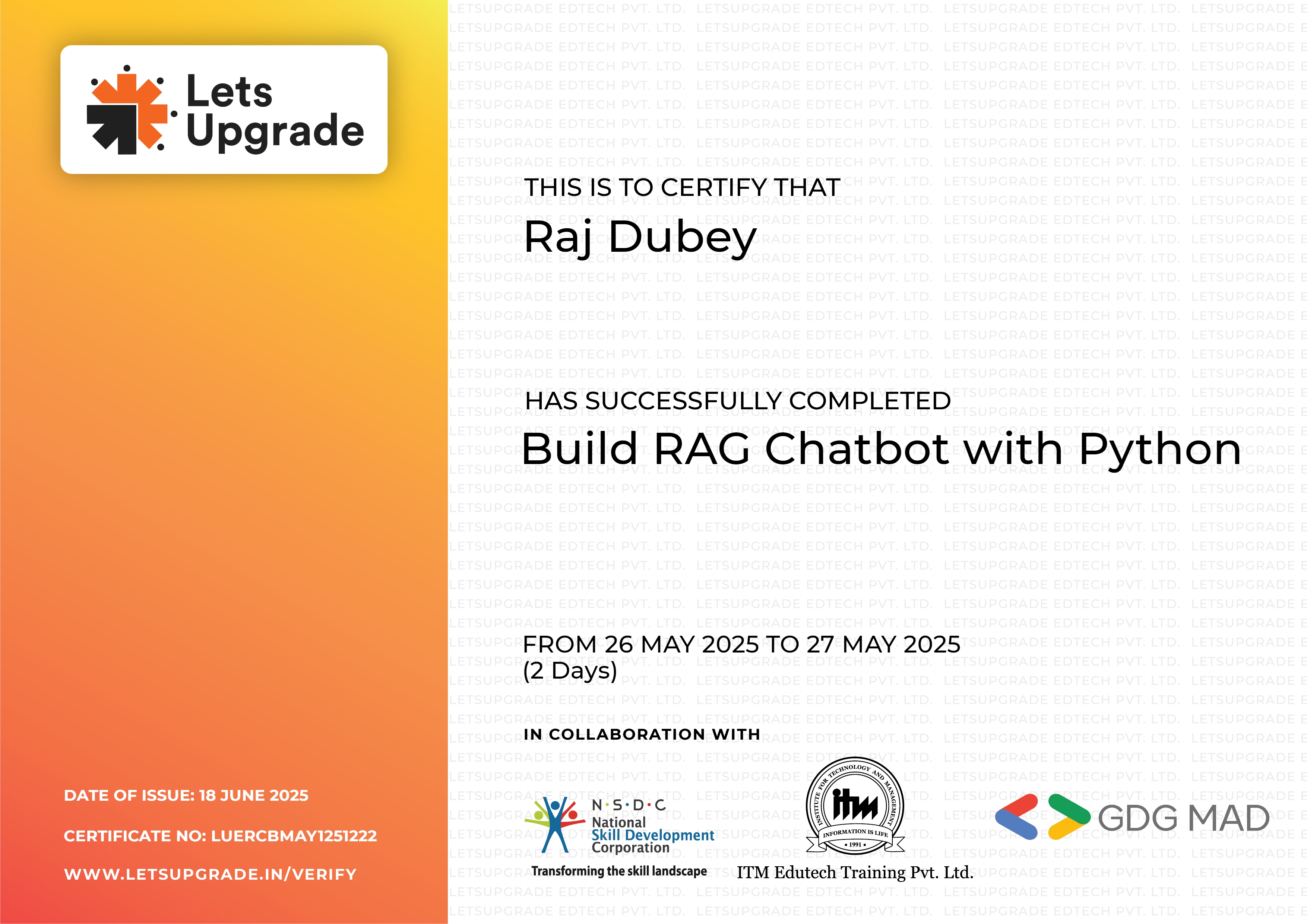 Build RAG Chatbot With Python