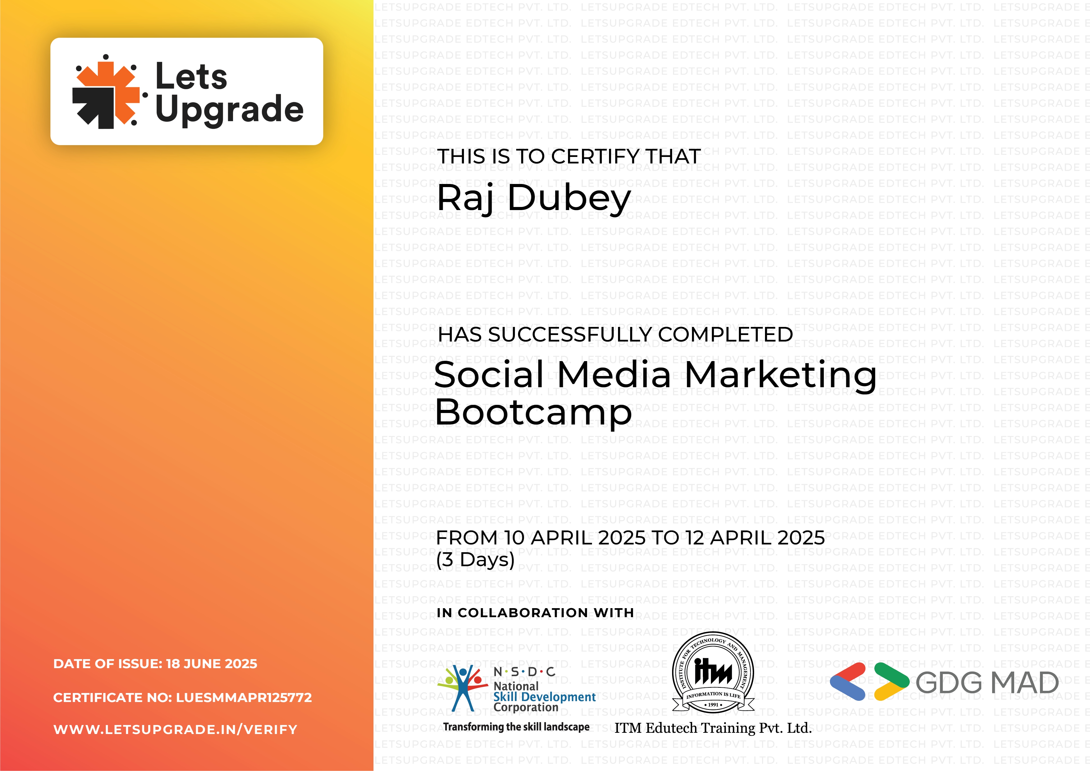 Social Media Marketing Bootcamp